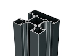 dz VIDUAL Steckzaun-Mittelpfosten 90 x 90 mm mit Zubehör