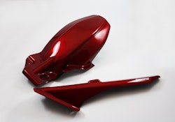 BODYSTYLE Sportsline Hinterradabdeckung ABS Kunststoff rot für HONDA VFR800X Crossrunner 