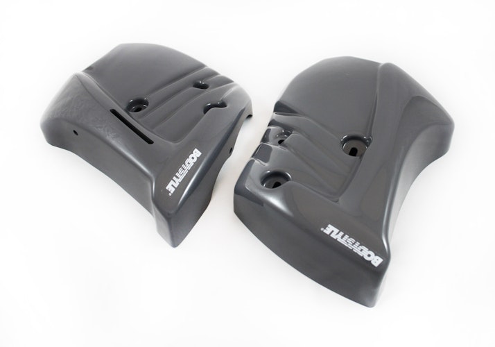 BODYSTYLE Sportsline Kühlerseitenverkleidung  ABS Kunststoff grau für YAMAHA MT-10 / SP 