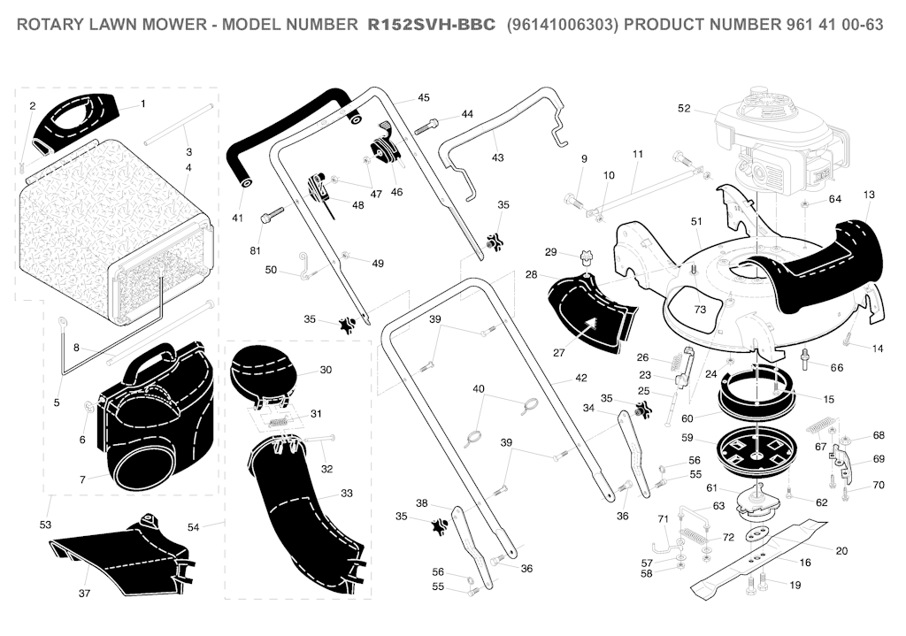 Explosionszeichnung Ersatzteile