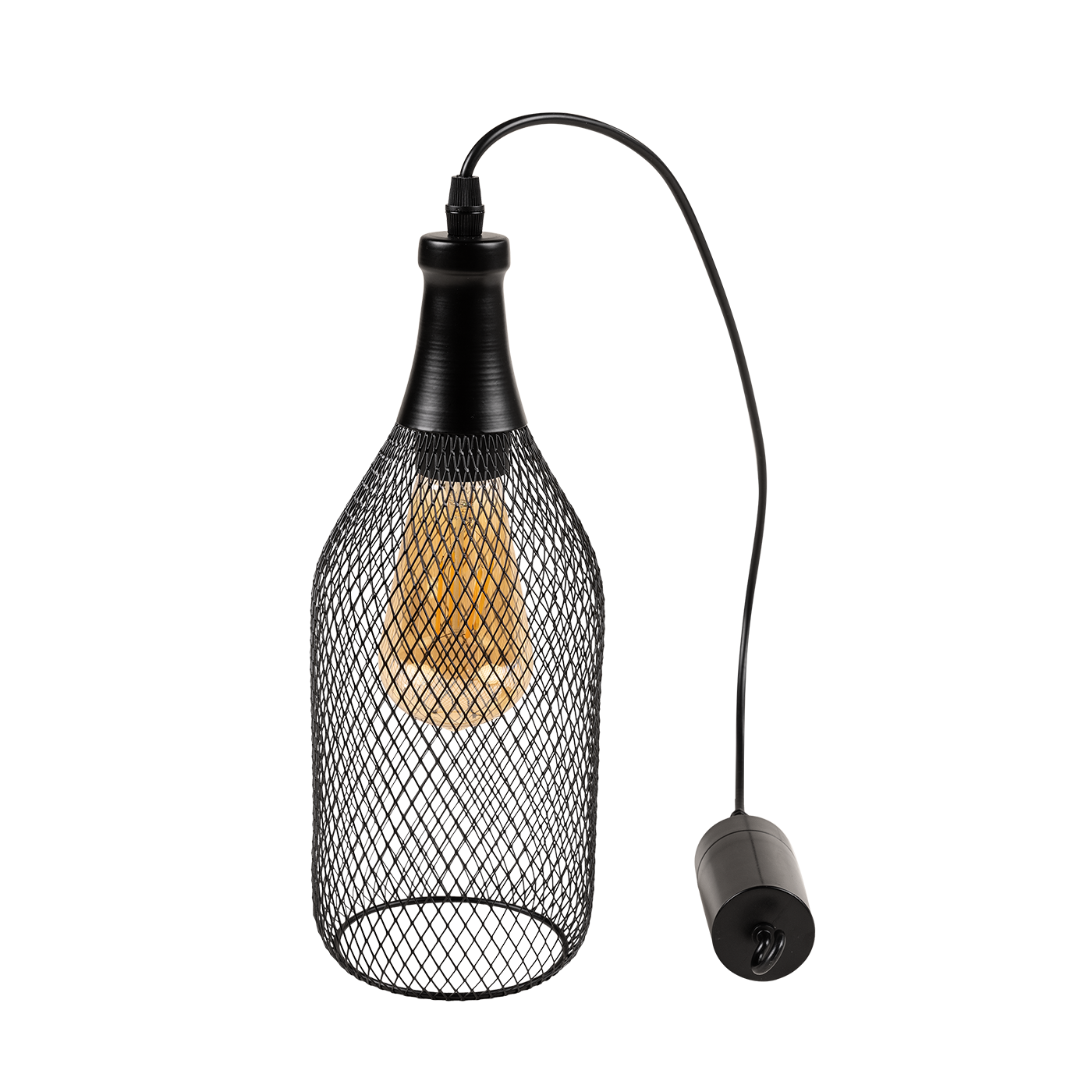 Vosteen LED Lampe schwarz  ø 12 cm H31 cm