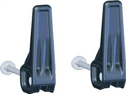 Uebler Schnellspanner für Heckträger P22/P32/X21/X31 schwarz