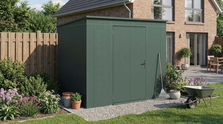 Weka Metall-Gerätehaus Gary 1-9