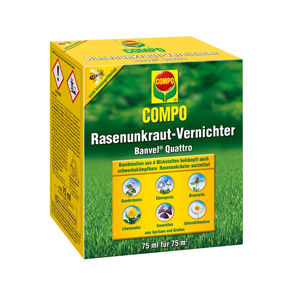 COMPO Rasenunkrautvernichter Banvel Quattro 75 ml
