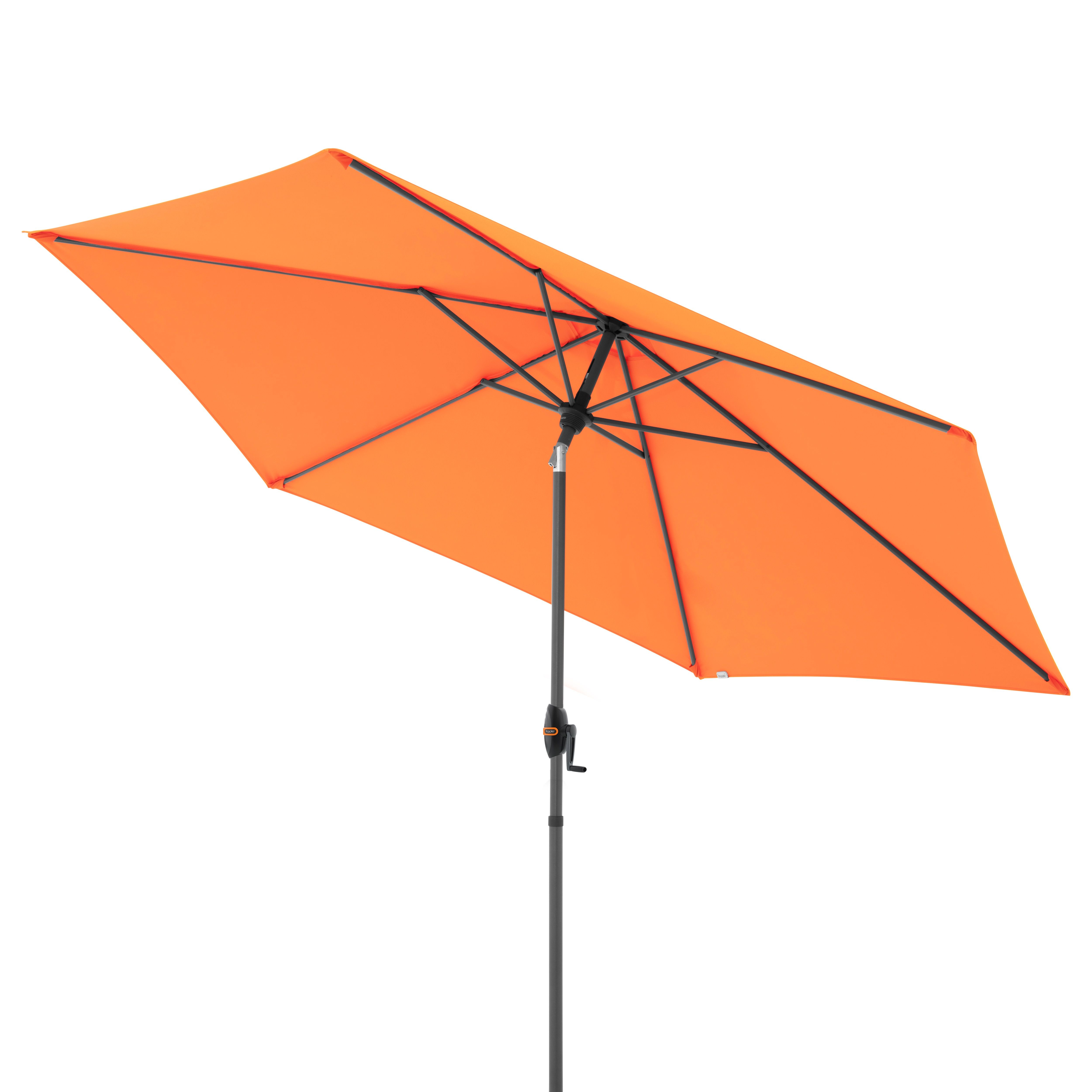 doppler Mittelmastschirm myZONE 305 Auto Tilt, Aluminium Anthrazit / 100 % Polyester 180 g/m²