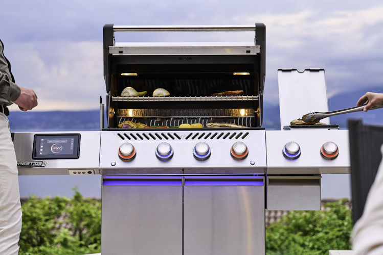 Napoleon Prestige PRO 500, Connected, Edelstahl, inkl. Drehspieß