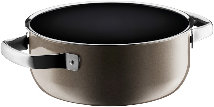 WMF Fusiontec Mineral Bratentopf mit Glasdeckel, 20 cm, Dark Brass