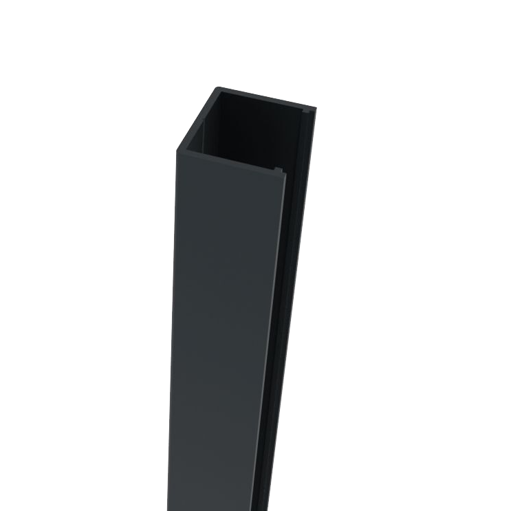 Fiberdeck BOSTON Alu Wand-/Eckprofil L-190cm 28x24mm RAL 7016