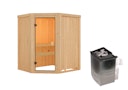 Vorschaubild Karibu Woodfeeling Sauna Faurin - 68 mm Aktionssauna