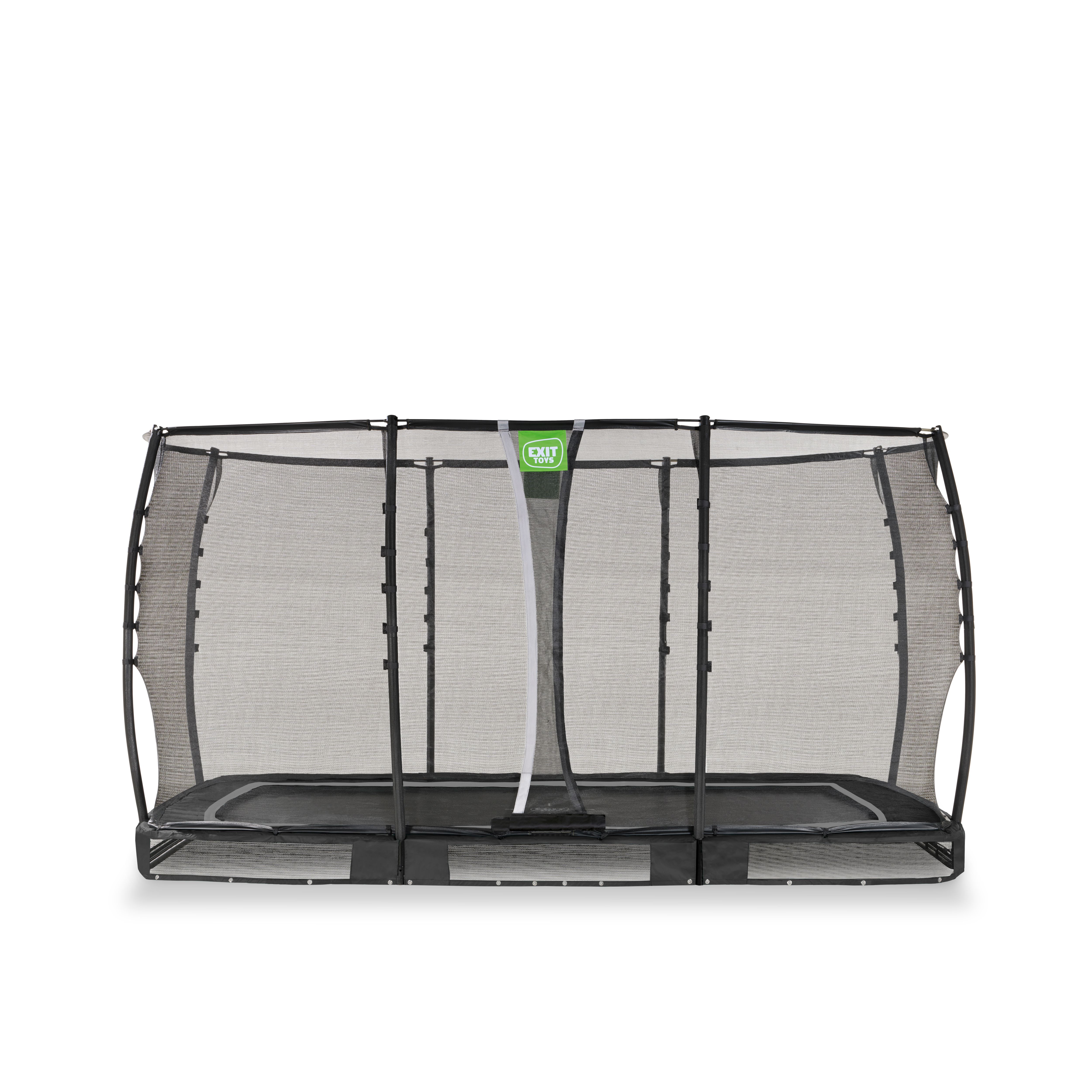 Exit Allure Premium Bodentrampolin mit Sicherheitsnetz 214 x 366 cm schwarz