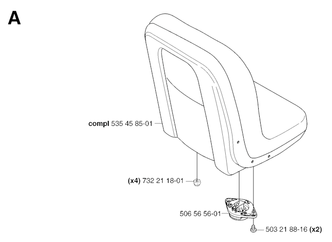 Husqvarna Rider 953521901 PR 18