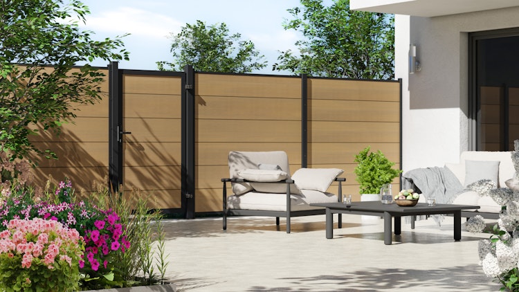 TraumGarten System WPC Platinum XL Universal-Einzeltor