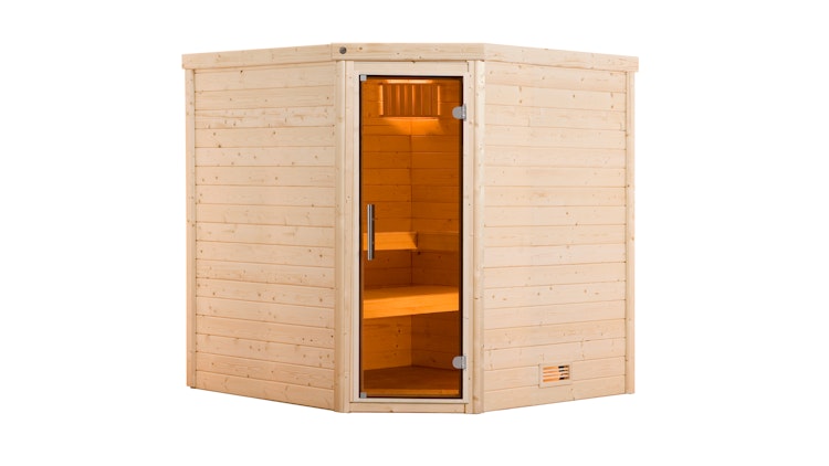 Weka Premium Massivholzsauna Turku 2 - 45 mm