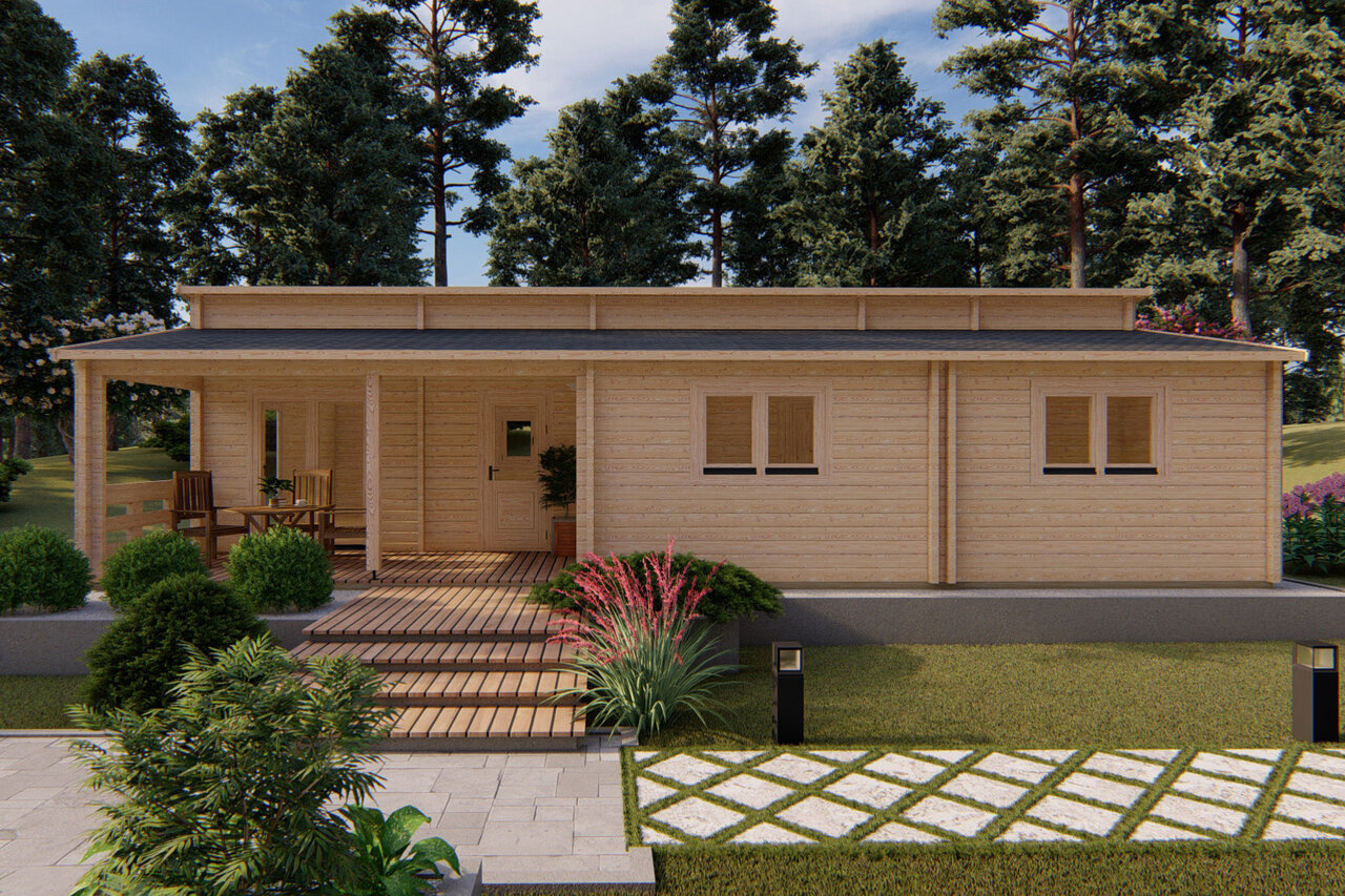 Wolff Finnhaus Ferienhaus Strömstad 93 - 68 mm