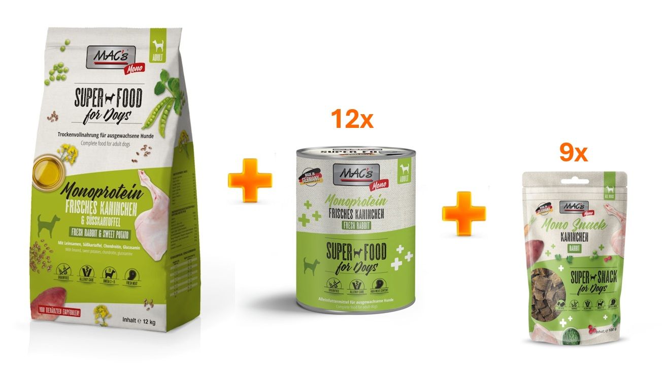 MAC's Mono Kaninchen Dog Mixpaket 