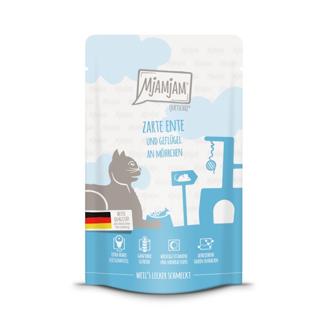 MJAMJAM Quetschies 125g Beutel KatzennassfutterVorschaubild