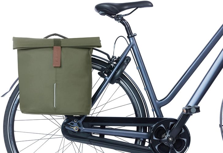 Basil City Double Pannier Bag Doppeltasche grün moss green MIK 2.0