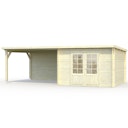 Vorschaubild Palmako Gartenhaus Ella 8,7 + 10,0 m² - 28 mm