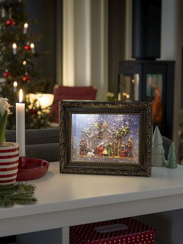 Konstsmide LED Bilderrahmen mit Krippe