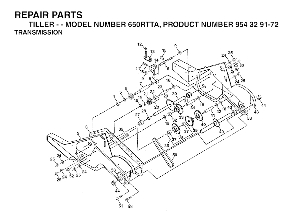 Explosionszeichnung Ersatzteile