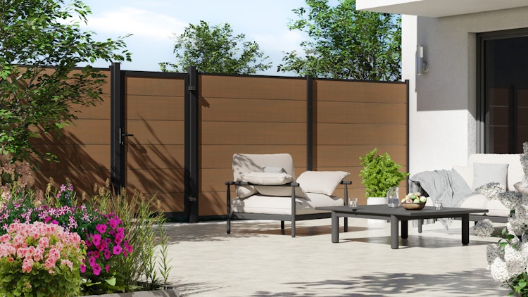 TraumGarten System WPC Platinum XL Universal-Einzeltor