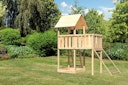 Vorschaubild Akubi Kinderspielturm Lotti inkl. Anbauplattform und Netzrampe