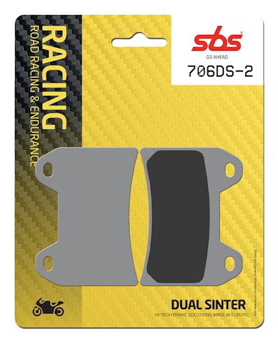 SBS Bremsbelag 706DS-2 Road Racing Endurance (weicher Biss)