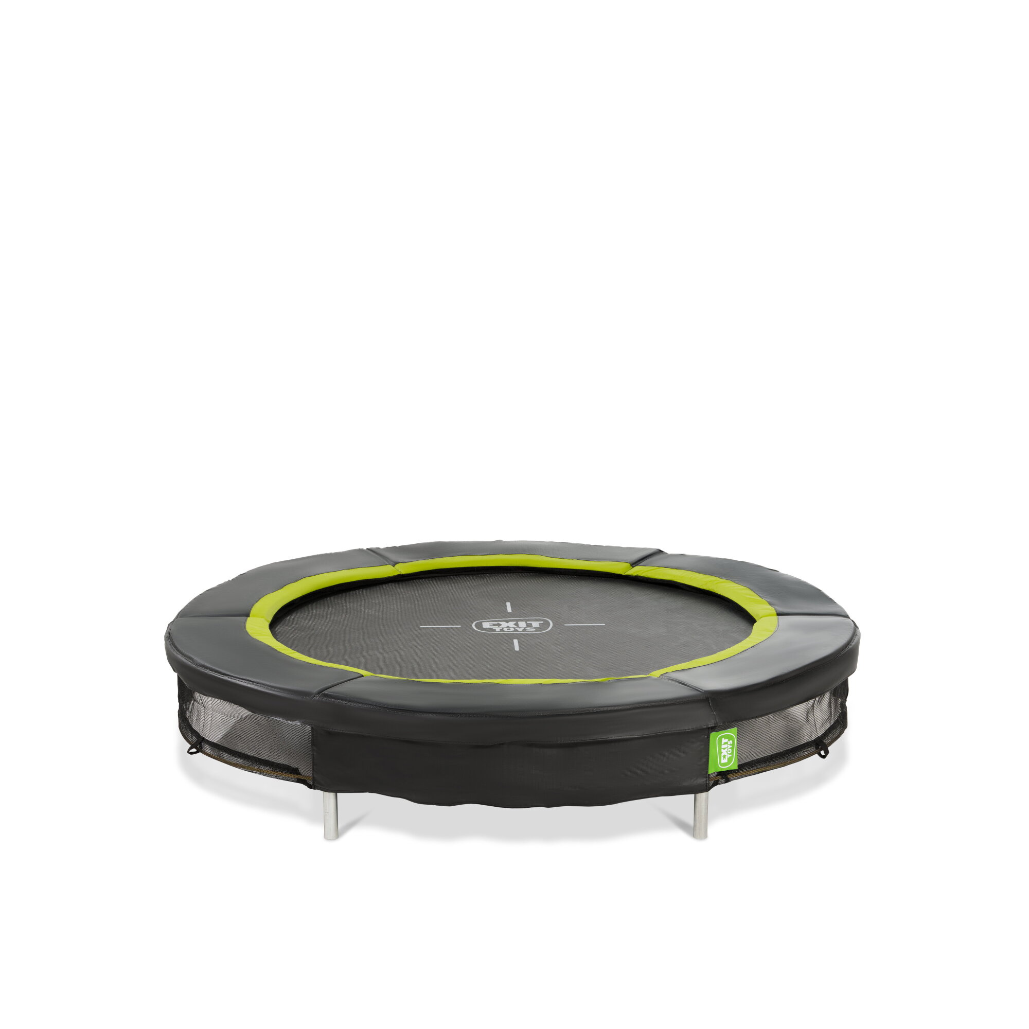 EXIT Silhouette sports Bodentrampolin Ø 183 cm schwarz