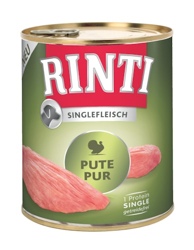RINTI Singlefleisch 800g Dose Hundenassfutter