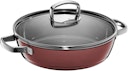 WMF Fusiontec Mineral Schmorpfanne mit Glasdeckel, 24 cm, Rose Quartz