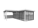 Vorschaubild Palmako Carport/Pavillon Connect Lenna 24,9 m² Set 423 Slide