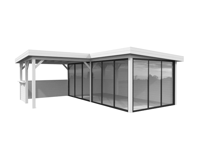Palmako Carport/Pavillon Connect Lenna 24,9 m² Set 423 Slide