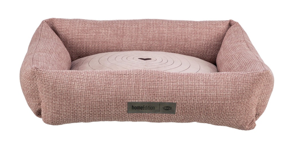 TRIXIE Bett Viviana, eckig, 60 × 50 cm, altrosa