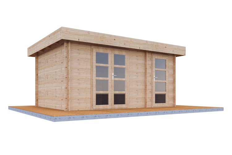 Wolff Finnhaus Gartenhaus Gerlis 4530 - 28 mm