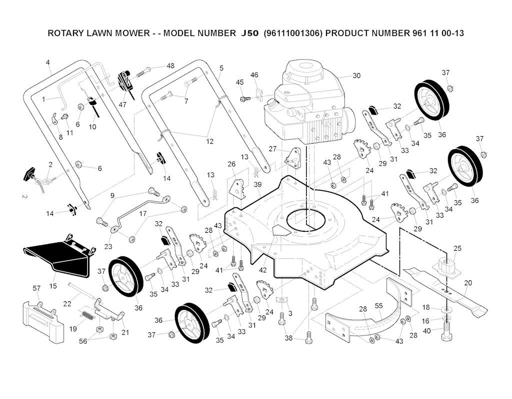 Explosionszeichnung Ersatzteile