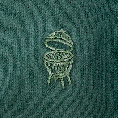 Big Green Egg Hoodie - Lets create - Grün