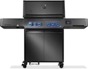 NAPOLEON Gasgrill Phantom, Prestige 500, Connected, gegossenem Edelstahl Rosten, Mattschwarz