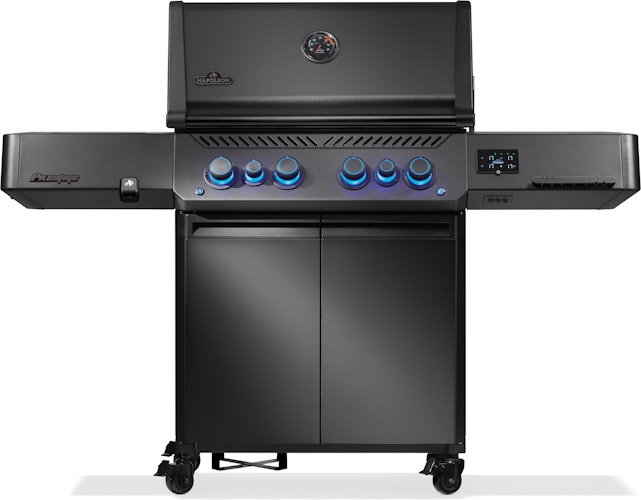 NAPOLEON Gasgrill Phantom, Prestige 500, Connected, gegossenem Edelstahl Rosten, Mattschwarz