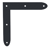 Alberts® Eckwinkel Ovado verz.,graphitgrau beschichtet 120 x 120 x 20 mm 