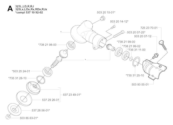 Husqvarna Rasentrimmer 20051800001 323L