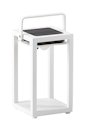 BEST-LIGHT Solarleuchte 15 x 14 x 28 cm, Aluminium Weiß - Auslaufartikel