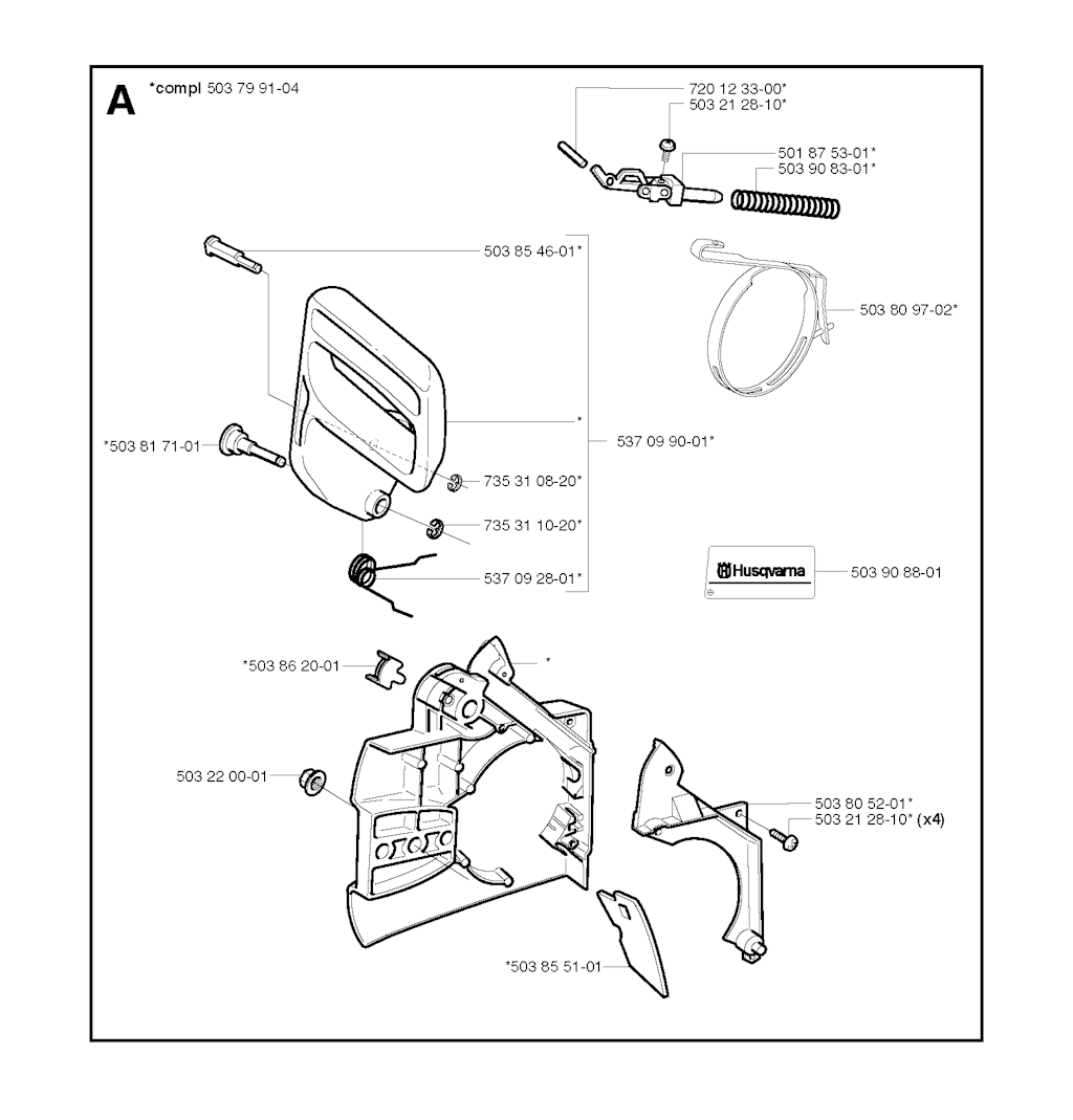 Explosionszeichnung Ersatzteile