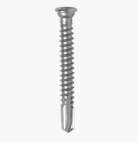 Cobra Fastener Edelstahlschraube V4A für Aluminium- & Holzterrassen VE 200 + Bit T25 