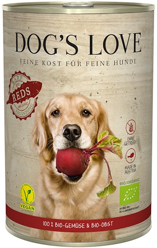 Dog's Love BARF Organics 400g Dose Hundenassfutter