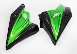 BODYSTYLE Sportsline Bugspoiler ABS Kunststoff grün/schwarz für KAWASAKI Z900, Z900 (70 kW)