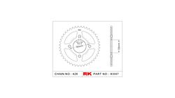 RK Kettenrad 3097 44 Zähne