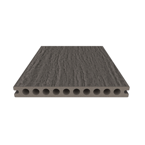 NewTechWood Gigante Vintage WPC-Terrassendiele Hohlkammer Silver Gray  23 x 210 mm