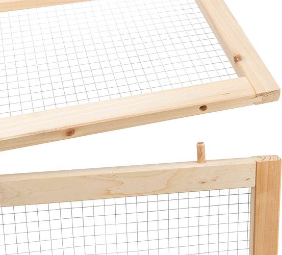 TRIXIE Indoor Freilaufgehege, Meerschweinchen, 4 Elemente à 60 × 30 cm