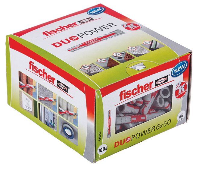FISCHER Universaldübel Duopower LD 6x50 mm (100 St.)