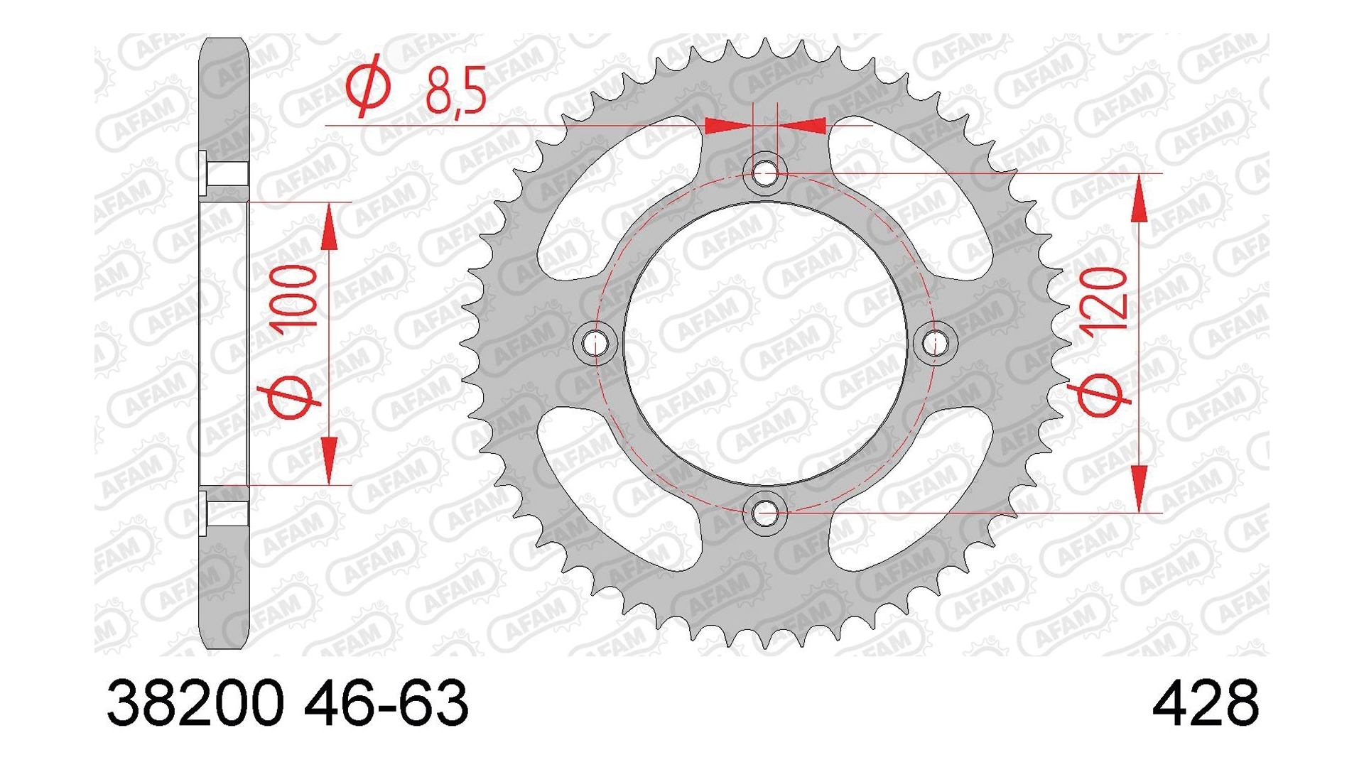 Afam Kettenrad 38200